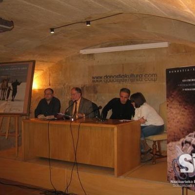 Presentación de la guía y el DVD en Donosti-San Sebastián.