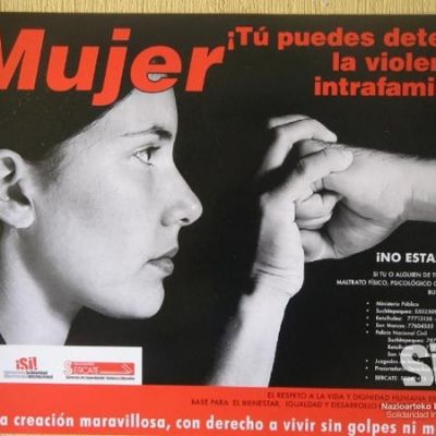 Campaña contra la violencia de género apoyada por Solidaridad Internacional en Guatemala.