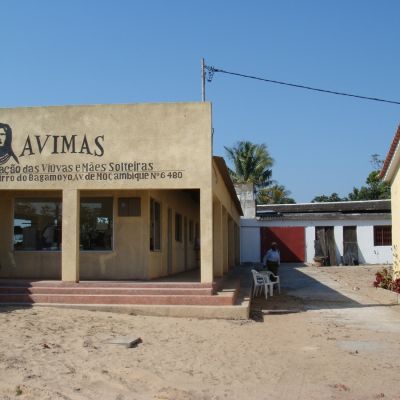 Sede de AVIMAS, Asociación de Viudas y Madres Solteras, en Maputo.