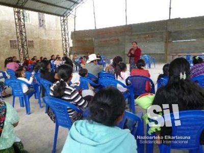 Validación del reglamento del uso eficiente de agua en comunidades de San Andrés Semetabaj.