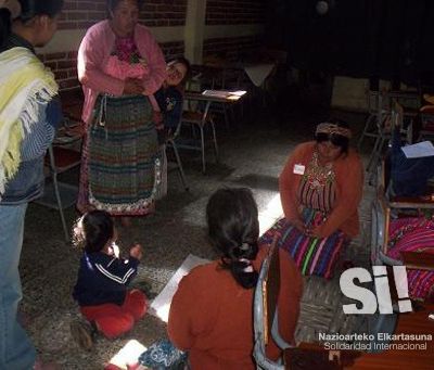 Taller Participación Política de la mujer, con Organizaciones de mujeres (Quetzaltenango).