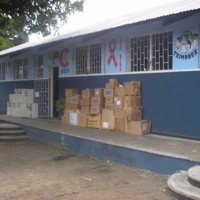 Escuela de primaria de Muabvi, Mozambique.