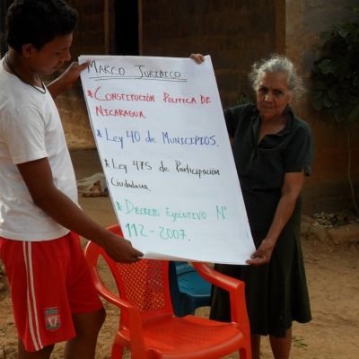 Campan?a comunitaria para la conciencio?n en ge?nero en comarca de Chinandega.