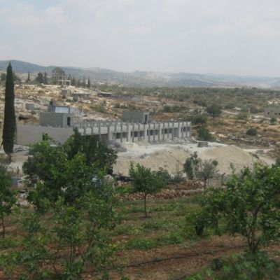 Vista de un huerto familiar.