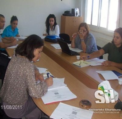 Reunión durante el proceso de la Auditoria de Genero de PNGO.