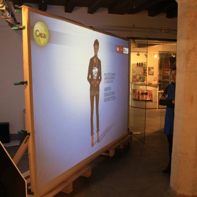 Instalación interactiva Kaixo África.