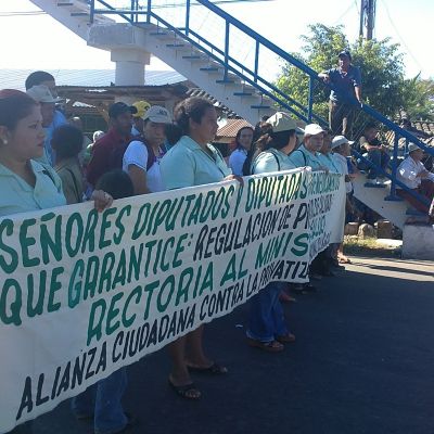 Actividades de incidencia medioamiental en Usulutan.