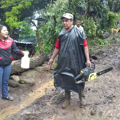 Evaluacio?n de dan?os ambientales en Usulutan.