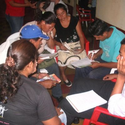 Reunión de la plataforma de incidencia medioambiental del municipio de Tecapán (El Salvador)