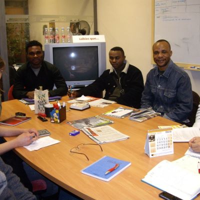 Reunión de trabajo de grupos CREA, Centro de Recursos Africanistas.