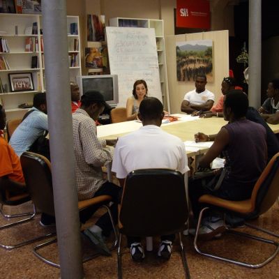 Reunión de trabajo de grupos CREA, Centro de Recursos Africanistas.