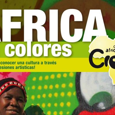 Detalle del cartel de la campaña África en Colores.