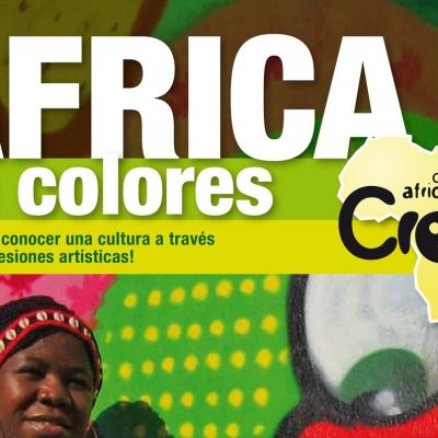 Detalle del cartel de la campaña África en Colores.