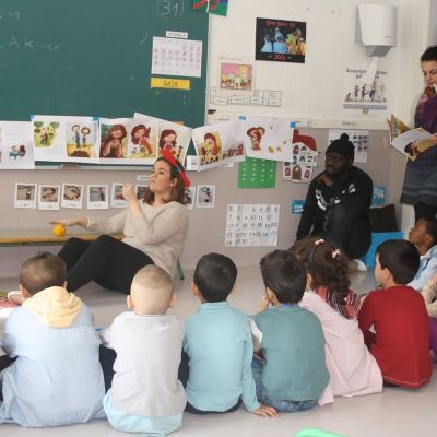 Dinamización de Aprendiendo la Diversidad en centro escolar de Bizkaia.