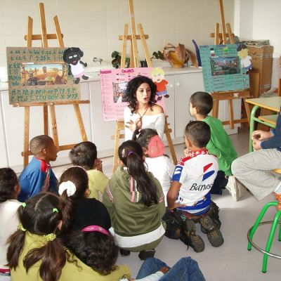 Actividad de Aprendiendo la Diversidad en centro escolar de Álava.