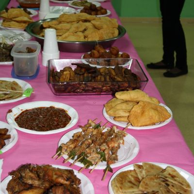 Degustación gastronómica en el marco de la campaña África en Colores.