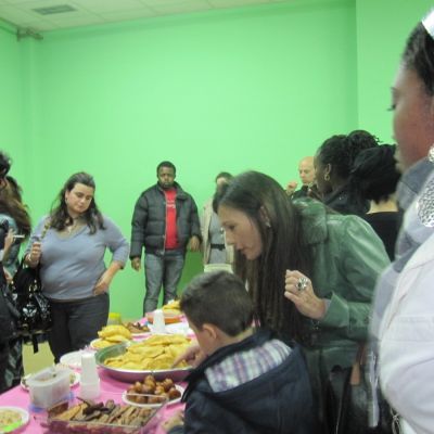 Degustación gastronómica en el marco de la campaña África en Colores.