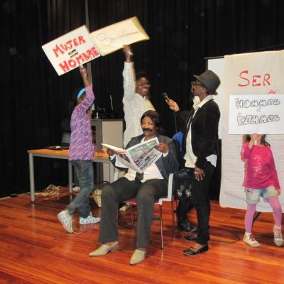 Obra de teatro en el marco de la campaña África en Colores.