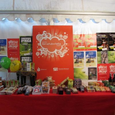 Stand de Comercio Justo de Solidaridad Internacional.