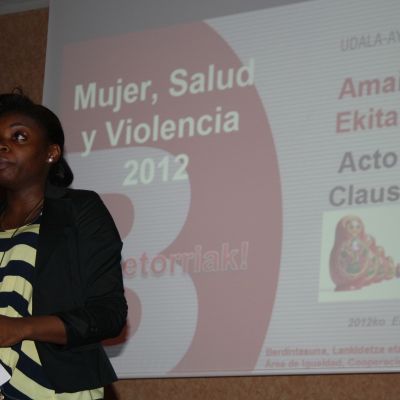 Participación del CREA, Centro de Recursos Africanistas en el programa Mujer, Salud y Violencia 2012 del Ayuntamiento de Bilbao