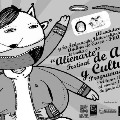 Cartel de la Campaña de sensibilización contra la discriminación de la población indígena en Cusco, Perú.